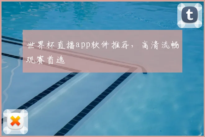 世界杯直播app软件推荐,高清流畅观赛首选